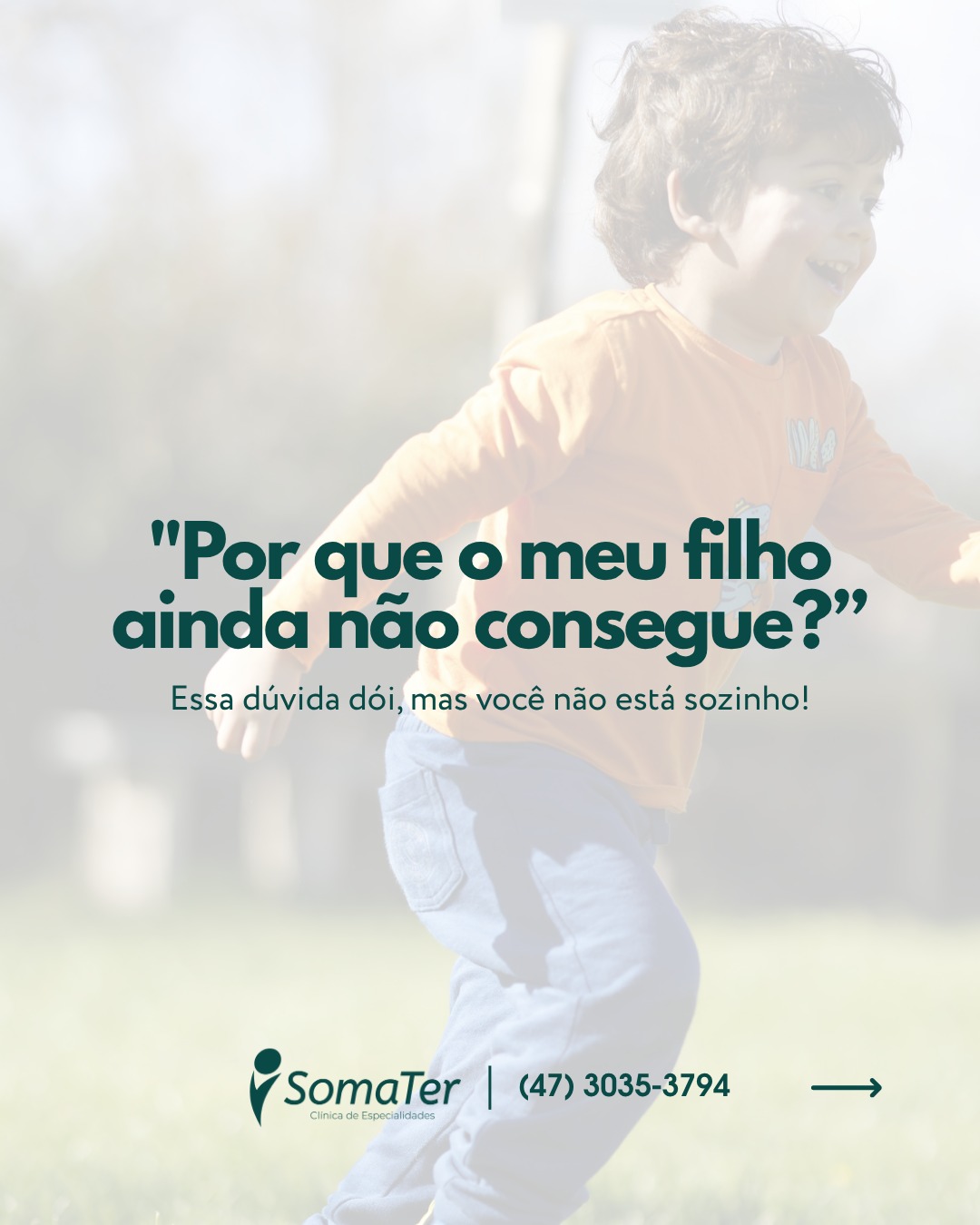 Você vê outras crianças avançando e se pergunta:
“Por que meu filho ainda não consegue?”Essa dúvida dói, mas você não precisa enfrentá-la sozinho.
Na Somater, usamos o Método Bobath para ajudar crianças com atraso motor a conquistarem seus movimentos com amor, técnica e acolhimento.💜 Vamos conversar?
Agende uma avaliação e conheça nossa abordagem humanizada.#MétodoBobath #FisioterapiaInfantil #DesenvolvimentoInfantil #ParalisiaCerebral #SíndromeDeDown #AtrasoMotor #ClínicaSomater #Blumenau