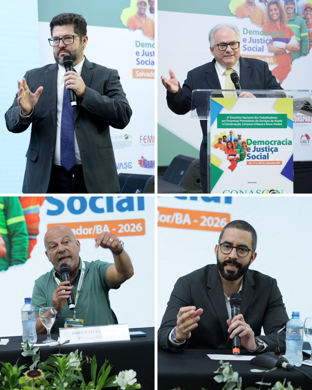 Durante o 2º Encontro Nacional dos Trabalhadores em Empresas Prestadoras de Serviços de Asseio e Conservação, Limpeza Urbana e Áreas Verdes, realizado em Salvador (BA), a CONASCON e suas entidades filiadas formalizaram apoio à reeleição do Presidente Luiz Inácio Lula da Silva.
A decisão foi baseada na análise dos resultados econômicos, sociais e institucionais observados nos últimos anos, com destaque para a valorização do salário mínimo, a geração de empregos formais, a redução da pobreza, os investimentos em saúde e educação e o fortalecimento das instituições públicas.
A CONASCON reafirma seu compromisso com a defesa dos trabalhadores, o desenvolvimento sustentável, a justiça social e a construção de um Brasil mais forte, democrático e inclusivo.
#conascon