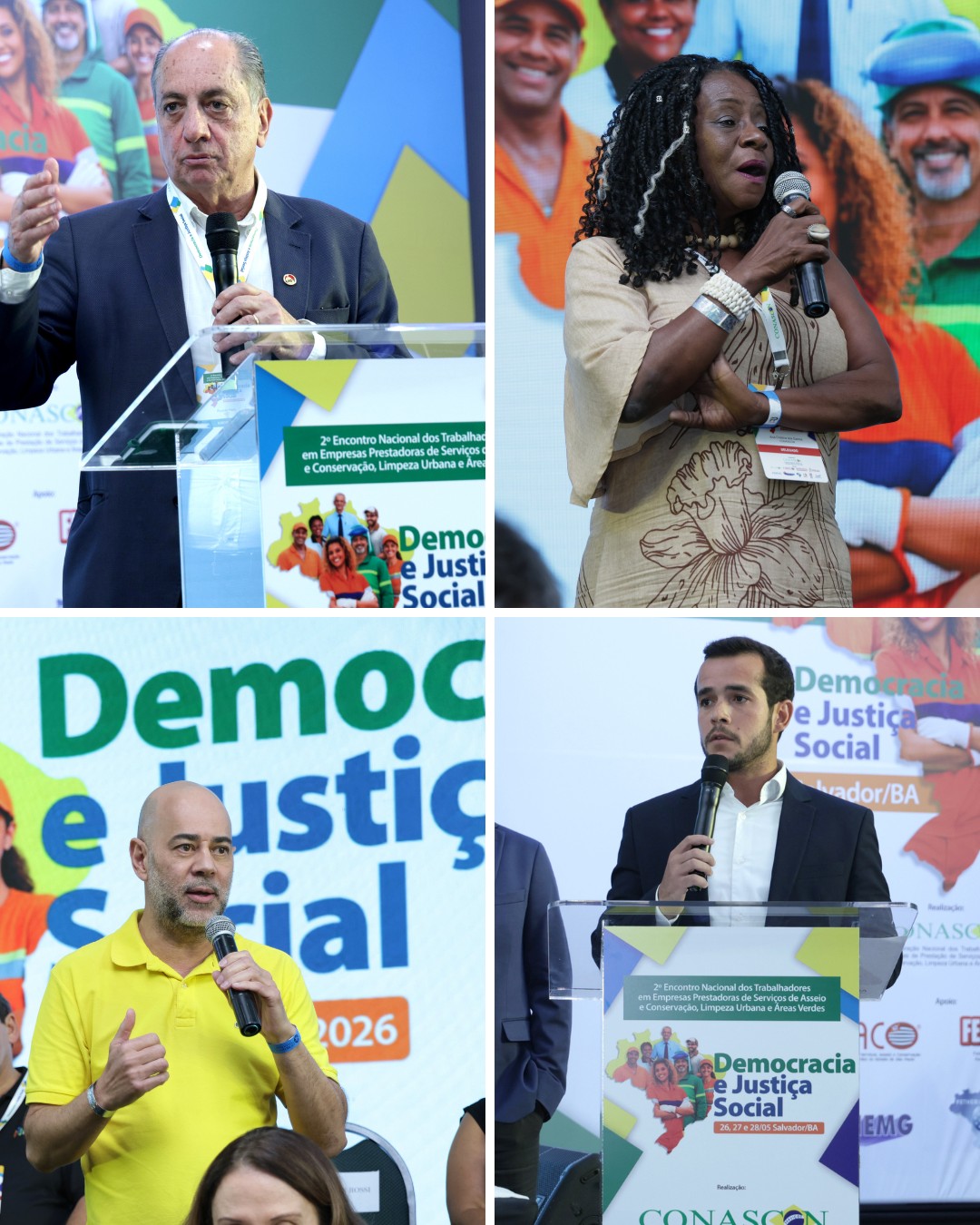 Durante o 2º Encontro Nacional dos Trabalhadores em Empresas Prestadoras de Serviços de Asseio e Conservação, Limpeza Urbana e Áreas Verdes, realizado em Salvador (BA), a CONASCON e suas entidades filiadas formalizaram apoio à reeleição do Presidente Luiz Inácio Lula da Silva.
A decisão foi baseada na análise dos resultados econômicos, sociais e institucionais observados nos últimos anos, com destaque para a valorização do salário mínimo, a geração de empregos formais, a redução da pobreza, os investimentos em saúde e educação e o fortalecimento das instituições públicas.
A CONASCON reafirma seu compromisso com a defesa dos trabalhadores, o desenvolvimento sustentável, a justiça social e a construção de um Brasil mais forte, democrático e inclusivo.
#conascon