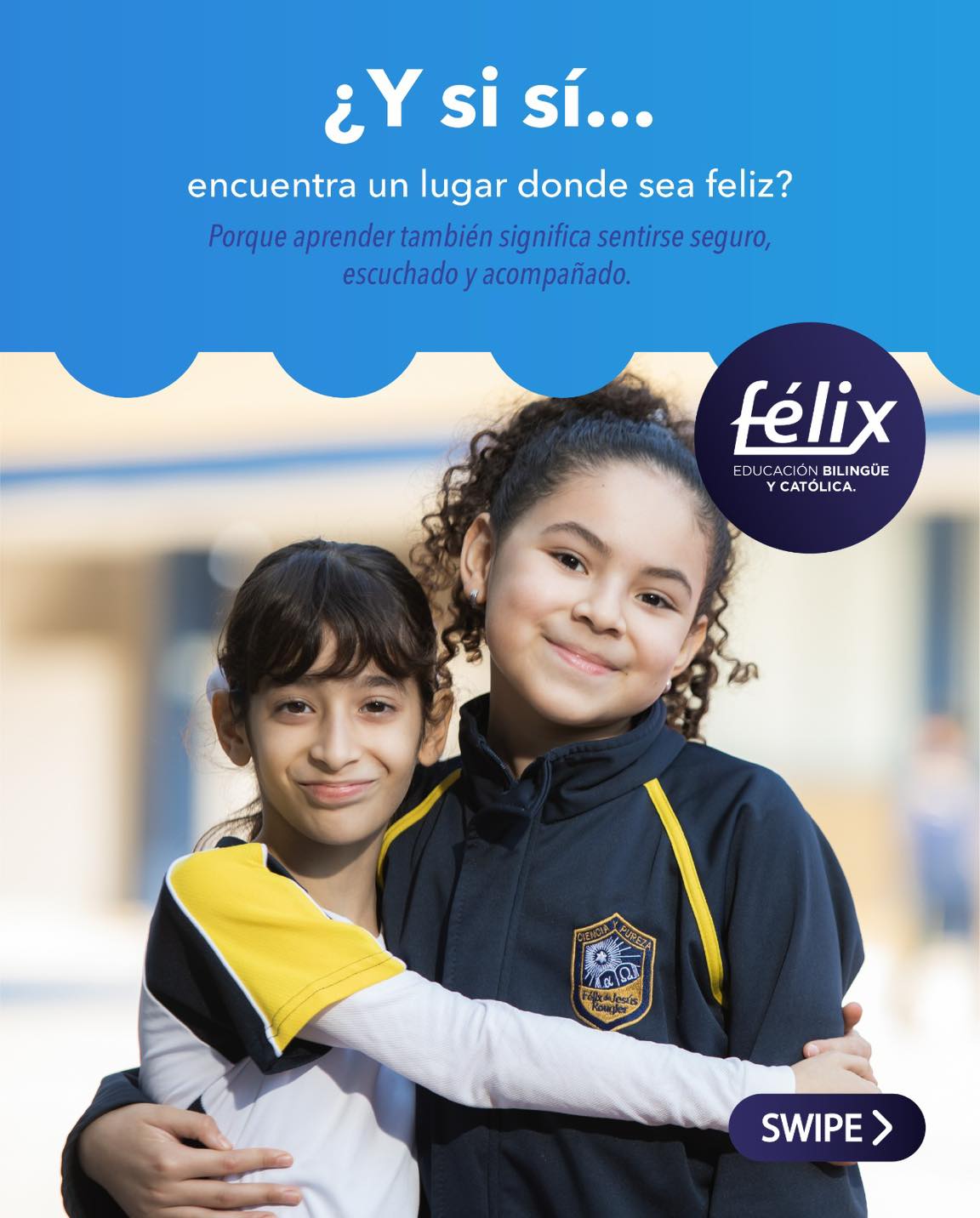 ¿Y si sí…? 💙
A veces, una gran decisión puede cambiar el futuro de tu hijo. En el Colegio Félix, lo acompañamos a aprender, crecer y ser feliz.
✨ ¿Y si sí es aquí?
Mayores informes: 📲 833 208 6511
#ColegioFelix #ExcelenciaAcademica #EducacionCatolica