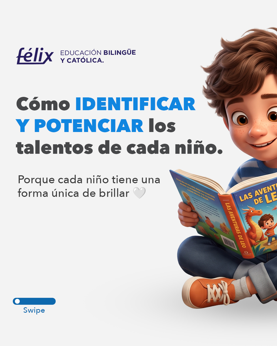 No todos los talentos se expresan de la misma manera 🤍 Algunos niños destacan por su creatividad, otros por su capacidad para resolver problemas, liderar, ayudar a los demás o aprender cosas nuevas con entusiasmo.
Como padres, una de las mejores formas de impulsarlos es observar, escuchar y acompañar aquello que los hace sentir motivados y seguros de sí mismos. ✨🌱
#ColegioFelix #ExcelenciaAcademica #EducacionCatolica