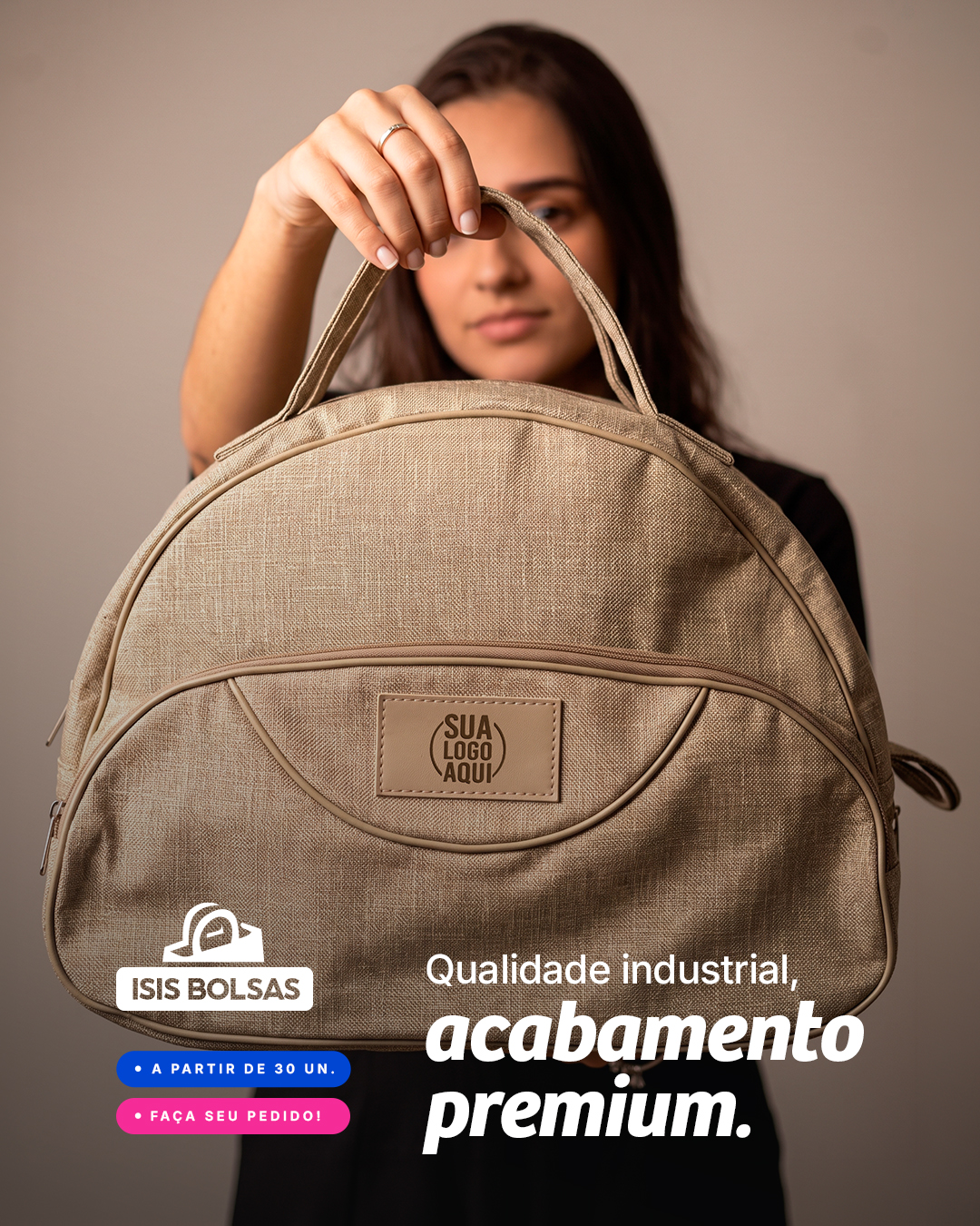 Com acabamento premium, material resistente e produção industrial, as bolsas personalizadas da Isis Bolsas são ideais para empresas que desejam oferecer praticidade, beleza e presença de marca em cada detalhe.
Produção a partir de 30 unidades, com personalização exclusiva para o seu negócio.
📲 Faça seu pedido e valorize sua marca com quem entende de bolsas personalizadas!
#isisbolsas #bolsaspersonalizadas #qualidade #sofisticação #beleza