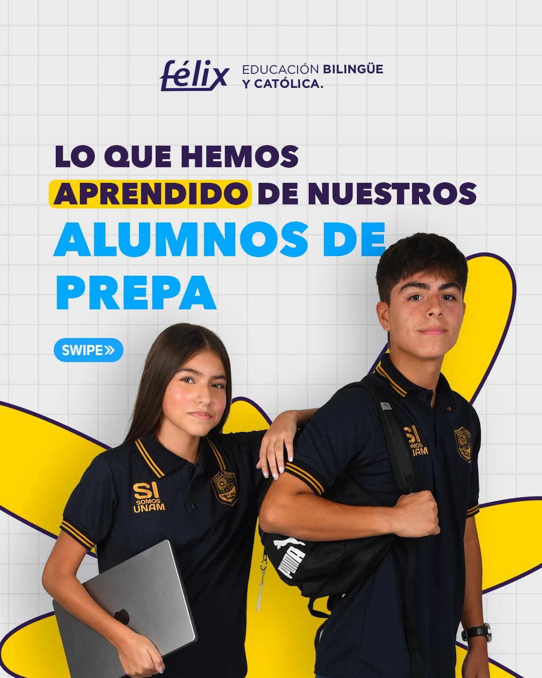 Nuestros alumnos también son nuestros maestros. 🤍
Cada reto que enfrentan, cada logro que alcanzan y cada paso que dan nos recuerda por qué nos apasiona acompañarlos en esta etapa.
Gracias por enseñarnos tanto. 💛
Mayores informes: 📲 833 208 6511
#ColegioFelix #ExcelenciaAcademica #EducacionCatolica