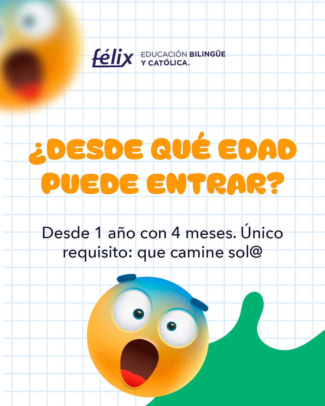 Dar el primer paso también es aprender juntos. 🤍
La llegada a Maternal es una nueva etapa para toda la familia: nuevas rutinas, nuevos retos y muchos momentos para celebrar. ✨
En Félix queremos acompañarte para que vivas este proceso con confianza y tranquilidad. 💛
Mayores informes: 📲 833 208 6511
#ColegioFelix #ExcelenciaAcademica #EducacionCatolica