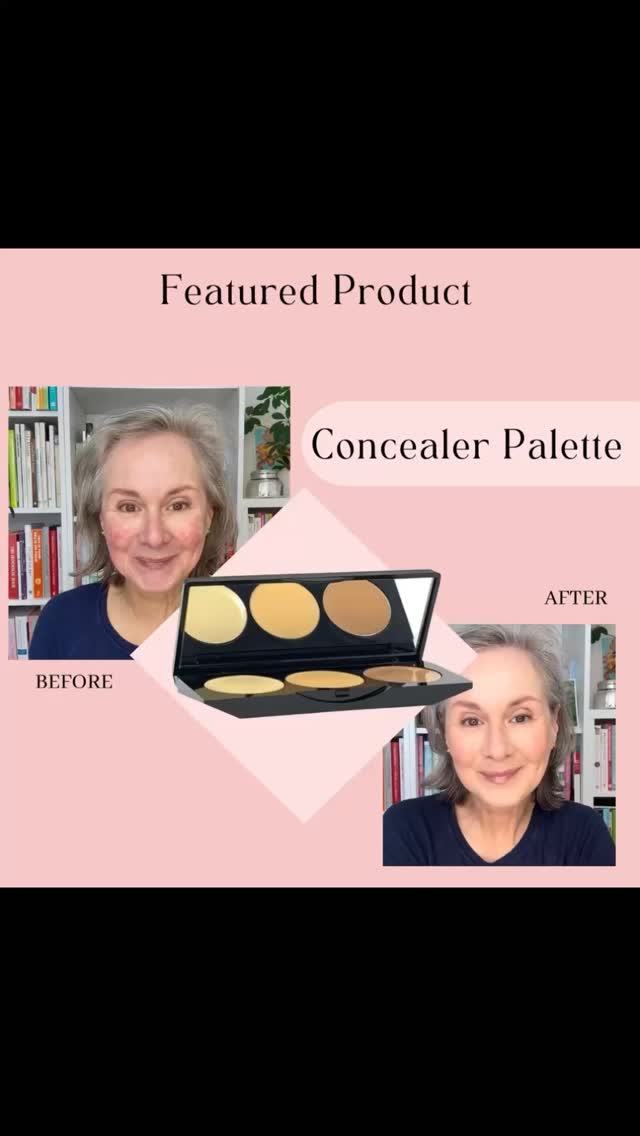 Here’s a quick video on hiding redness, rosacea and high colouring using my Award Winning Concealer Palette.
