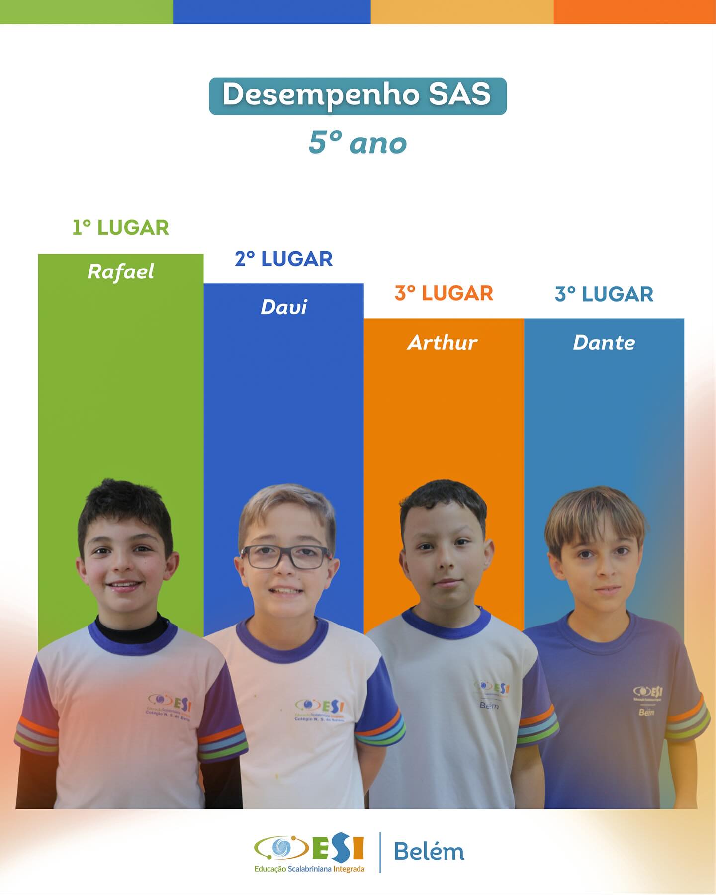 Os estudantes do Ensino Fundamental e Ensino Médio alcançaram ótimos resultados no Desempenho SAS, refletindo empenho, disciplina e o compromisso com o conhecimento. 📊✨
Parabéns a todos pela conquista! 👏🎓
