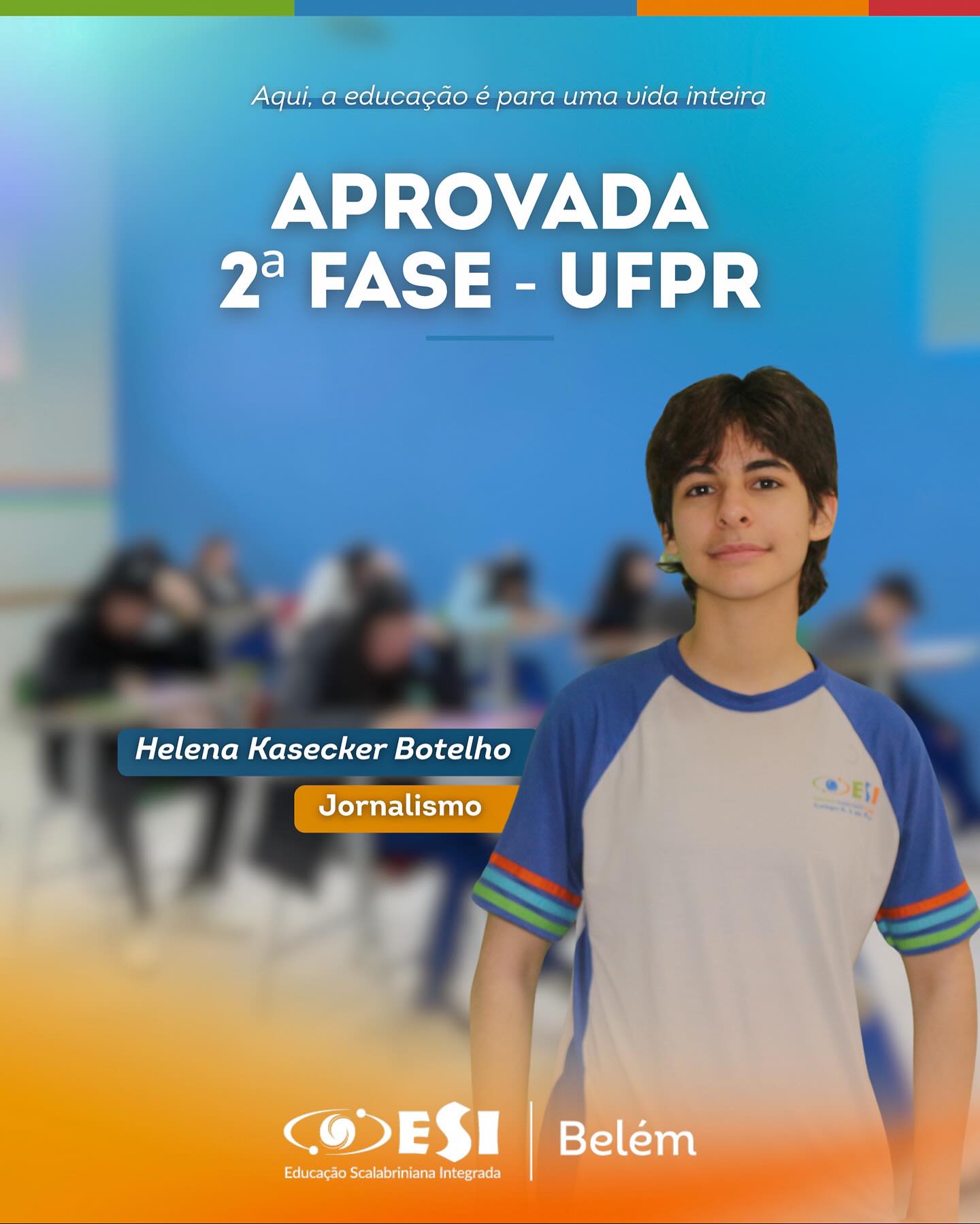 Nossos alunos deram mais um passo rumo ao futuro: foram aprovados para a 2ª fase do vestibular da UFPR! 👏✨
Parabéns por toda dedicação e empenho!