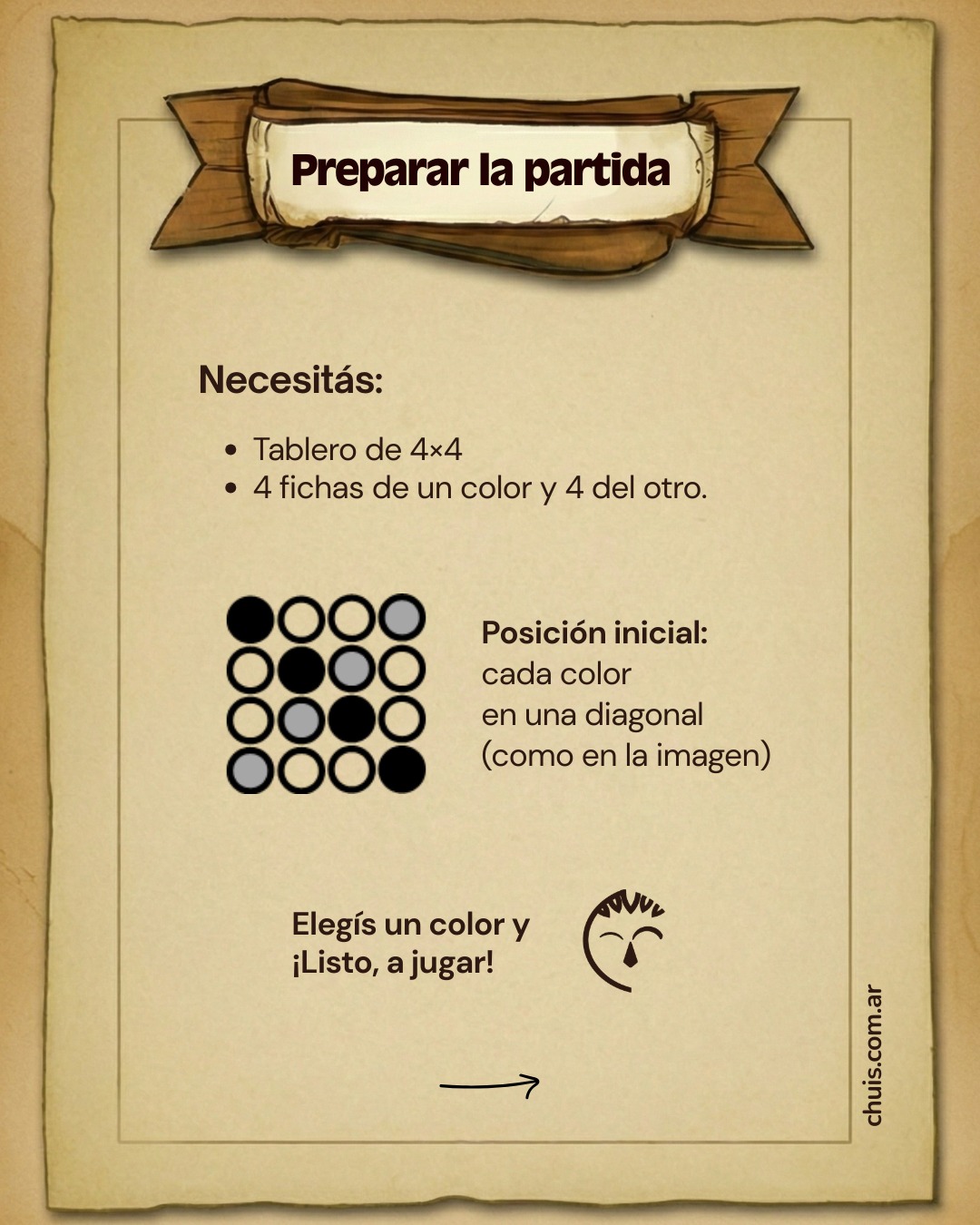 Reglas simples.
Decisiones profundas. 🧠DAO es un duelo abstracto
donde cada movimiento importa.Deslizás. Calculás. Anticipás.4 fichas.
4 formas de ganar.Guardá este carrusel
y tené las condiciones de victoria a mano.🎯 DAO te espera en el link de la bio#JuegosQueViajan #EstrategiaPura #JuegoAbstracto #Jugones
#MinimalismoLúdico #Carabachuis #JuegoPortátil
#JuegosDeMesa #DueloEstratégico #HechoEnArgentina
#JugarDondeSea