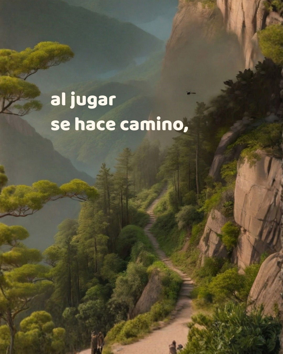 Caminante, no hay camino.
Se hace camino al jugar.No hay caminos trazados.
Hay mesas que se arman,
risas que aparecen
y juegos que unen.Que cada partida sea un paso,
cada encuentro un paisaje de foto
y cada juego, una excusa para conectar.Gracias por ser parte del viaje...
Que este año nos encuentre jugando 🌿#ComenzarJugando #CaminanteLúdico #Carabachuis #JuegoPortátil #JugarEnCualquierLugar #AventuraLúdica
#JugarNosUne #ComunidadLúdica #JuegosQueConectan #JuegoCompartido