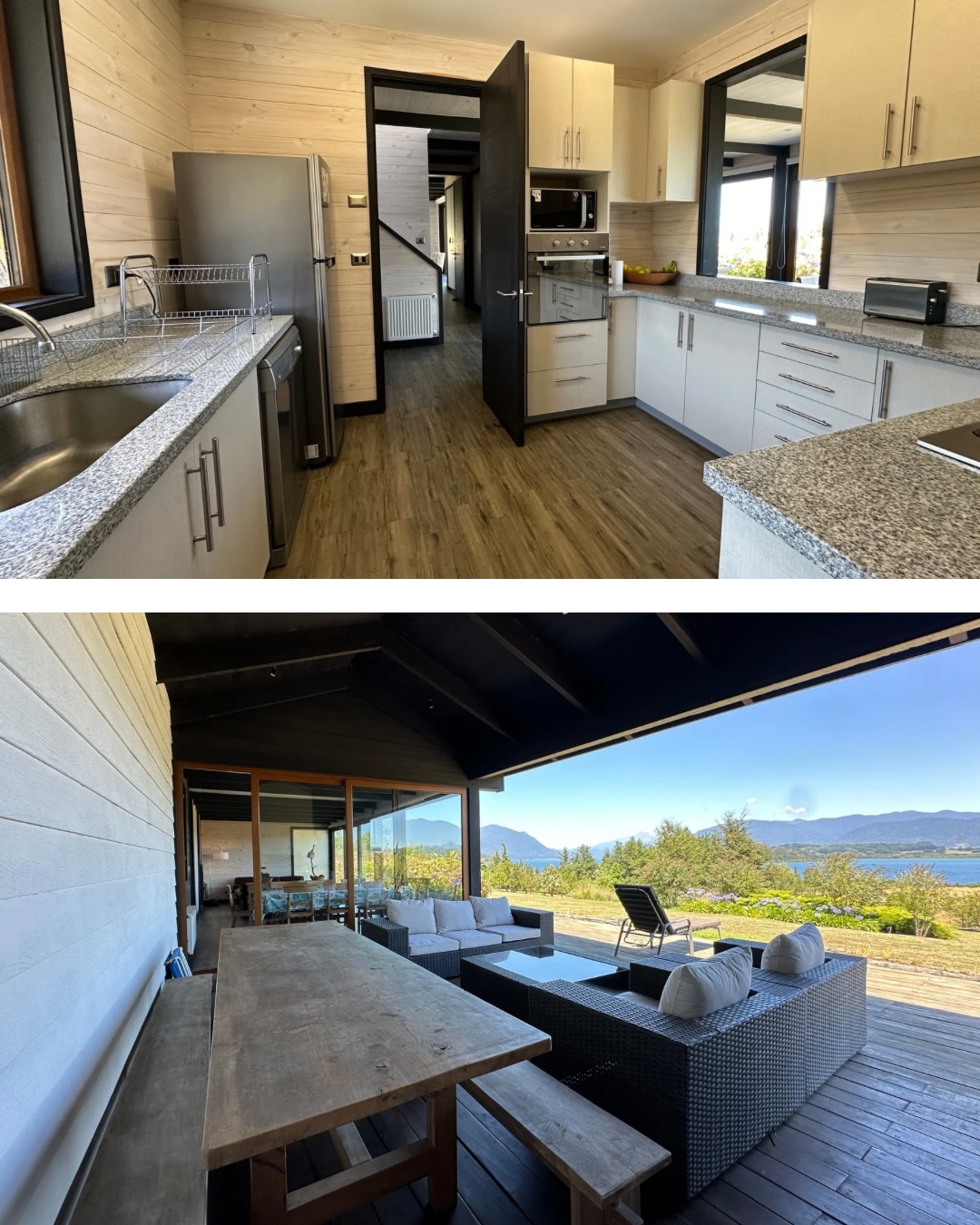 ✨CASA EN VENTA con acceso directo al lago Panguipulli | Parque Obenque
Si estás buscando una casa en venta en Panguipulli con acceso a lago, esta propiedad en el Condominio Parque Obenque es una verdadera oportunidad de inversión en el sur de Chile.
Ubicada a solo 5 minutos del centro de Panguipulli, esta casa de 225 m² construidos se emplaza en una parcela de más de 5.000 m² con vista despejada al lago Panguipulli.
✦ Amplio living comedor con chimenea y vista panorámica al lago
✦ Terrazas integradas para asados y vida exterior
✦ Cocina equipada con artefactos FVD
✦ 4 dormitorios + dormitorio de servicio
✦ 3 baños completos
✦ Sala de estar en segundo nivel
✦ Calefacción central con caldera a gas
✦ Jardín formado con riego automático
El condominio ofrece:
❋ Acceso directo a la playa
❋ Muelle y bajada de lancha
❋ Boya propia numerada en el lago
❋ Cuidador todo el año
❋ Entorno residencial consolidado y seguro
Esta casa en venta en Parque Obenque, Panguipulli, se vende a puertas cerradas y representa una excelente alternativa como segunda vivienda o inversión patrimonial en la Región de Los Ríos.
📍Ubicación: Condominio Parque Obenque, Panguipulli, Chile
VALOR : UF 16.000
Agenda tu visita privada al wsp +56975598897 y conoce esta propiedad con acceso a lago en el sur de Chile.