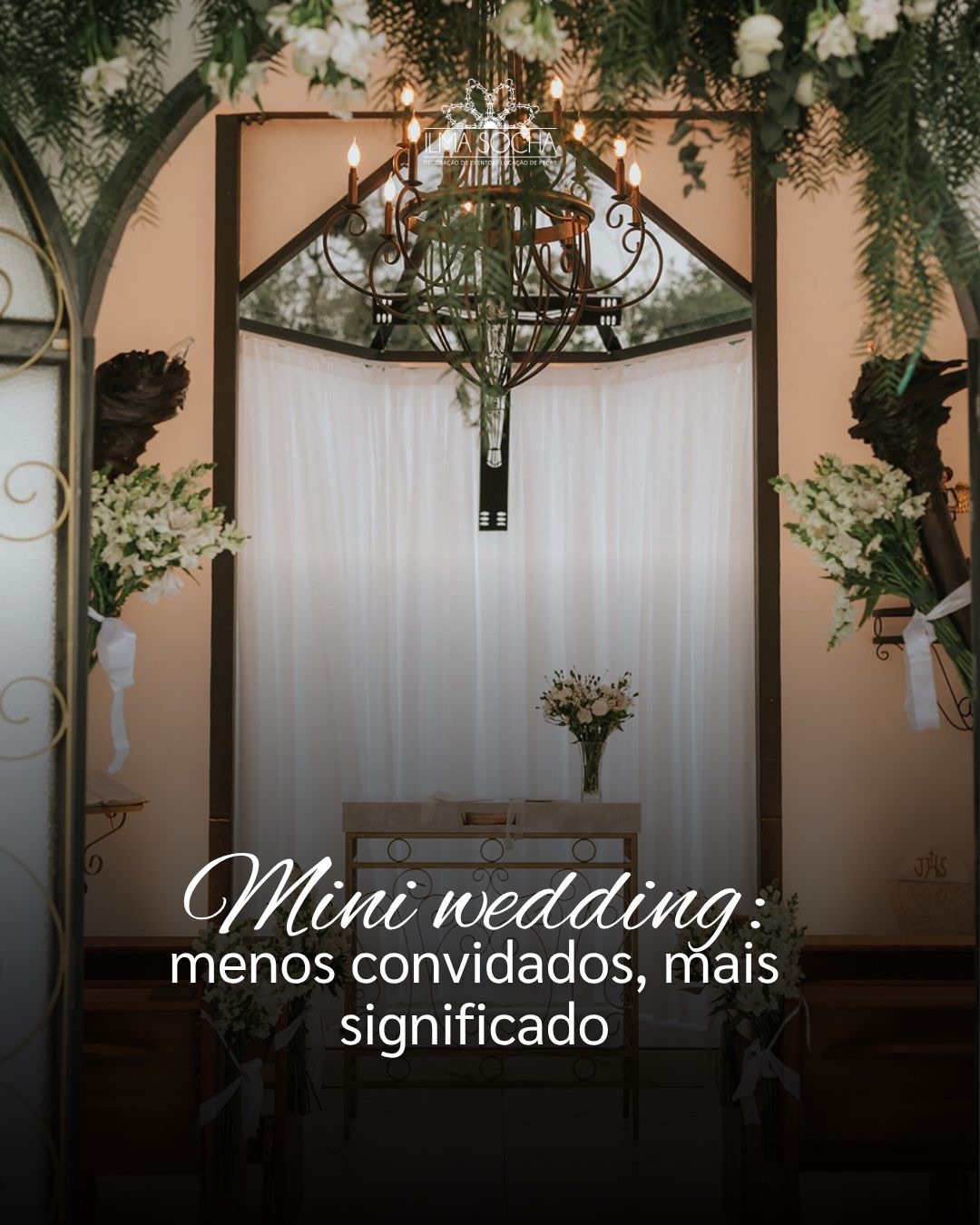 Menos sobre quantidade, mais sobre sentir.
Os mini weddings trazem uma proposta diferente: proximidade, conexão e cada detalhe pensado com ainda mais intenção.
Porque quando o cenário acolhe, o momento se torna inesquecível — exatamente do jeito que deve ser. ✨
#ilmasochadecoracoes #miniwedding #casamentointimista #decoracaodeeventos #casamentoscomestilo