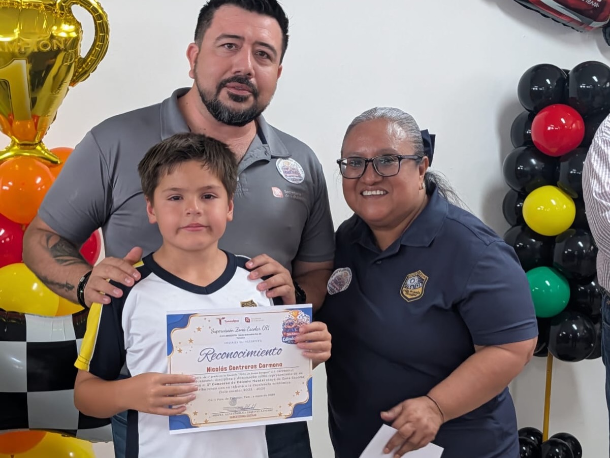 Felicitamos a nuestros alumnos de Primaria que asistieron al Concurso de Cálculo Mental de la Zona Escolar 071🤩👏🏻
El evento se realizó los días 20 y 21 de mayo de 2026, los resultados fueron los siguientes:
1ER GRADO
DANIEL ALONSO HERNÁNDEZ UREÑA – 1er lugar🥇
JOSÉ ALBERTO MELÉNDEZ ESTALA – 2º lugar🥈
ANA VICTORIA ALVARADO JASSO
2DO GRADO
ALAN ERNESTO MÉNDEZ ÁLVAREZ – 1er lugar🥇
JOSÉ FRANCISCO VARGAS GUEVARA - 2º lugar🥈
EMMA FLORES TAPIA
3ER GRADO
ABEL OCTAVIO GONZÁLEZ GONZÁLEZ - 1er lugar🥇
RAFAEL LOYA CEPEDA – 1er lugar🥇
GONZÁLO SEPTIÉN GUEVARA
4TO GRADO
JOSÉ LUIS MARTÍNEZ ESQUIVEL – 1er lugar🥇
ERNESTO JASSO NÁRVAEZ – 1er lugar🥇
NICOLÁS CONTRERAS CARMONA
5TO GRADO
EMILIO NAHUM ÁLVAREZ SALAZAR – 1er lugar🥇
LEONARDO MIGUEL SÁNCHEZ LEÓN – 3er lugar🥉
RUBÉN ADRIÁN CELESTINO SÁNCHEZ
6TO GRADO
ROBERTO XAVIER POLANCO GALVÁN – 1er lugar🥇
RODRIGO SALDÍVAR SALAZAR
PEDRO RAMÍREZ CASTILLO
¡Enhorabuena chicos!🥳 que sigan los éxitos
#Primaria #CalculoMental #Concurso #EducandoEnValores