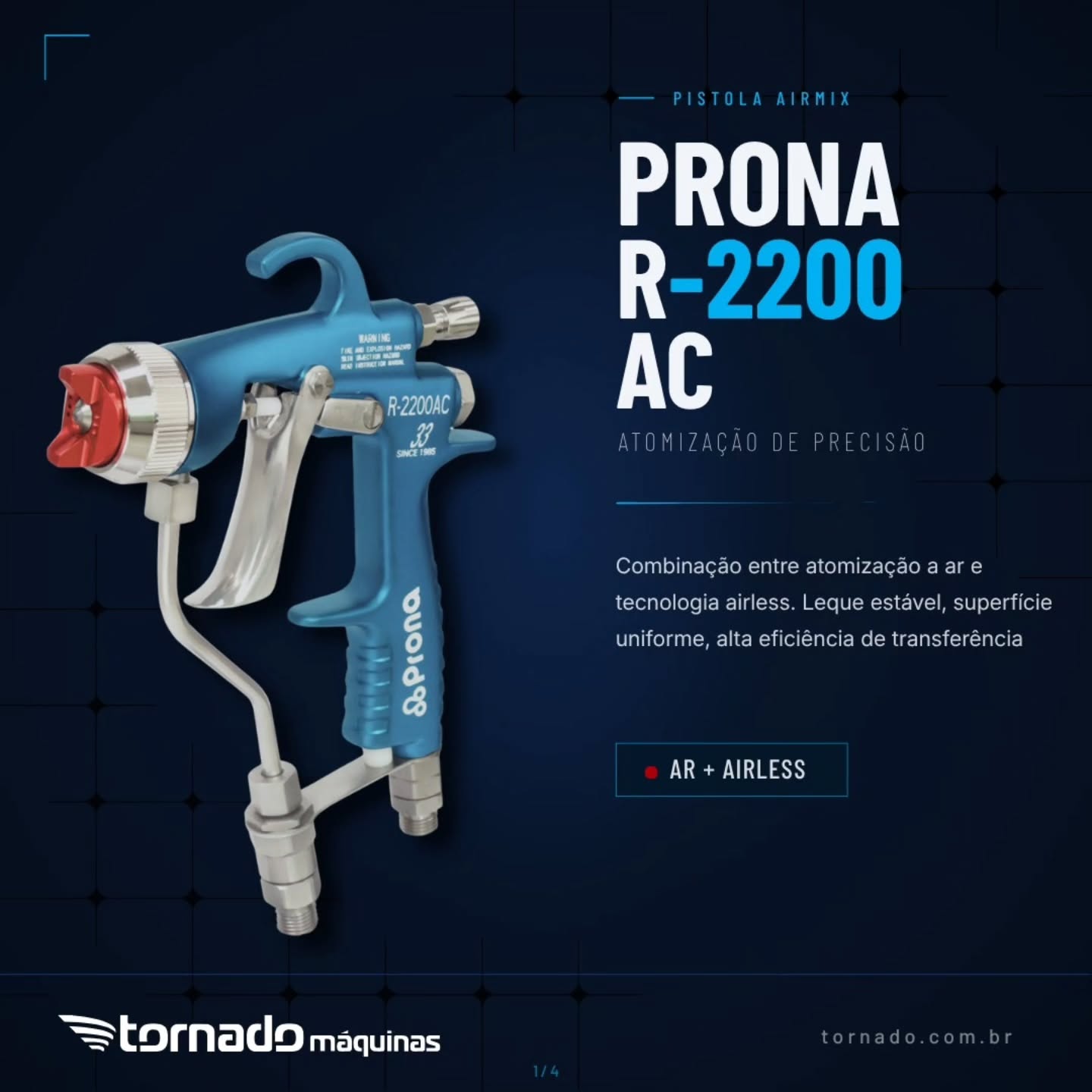 A R-2200AC da Prona não é uma pistola convencional…