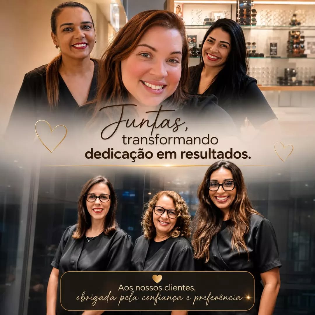 Por trás de cada atendimento, existe uma equipe comprometida em oferecer o melhor para você.
Na Ótica Visualle, acreditamos que grandes resultados são construídos com dedicação, carinho e trabalho em equipe. 💛
Nossa maior motivação é a confiança de cada cliente que escolhe fazer parte da nossa história. Obrigada por nos permitir cuidar da sua visão e por fazer da Visualle uma referência em qualidade e atendimento.
#ÓticaVisualle #NossaEquipe #AtendimentoDeQualidade #CuidadoComAVisão #Óculos Lentes Confiança Gratidão TrabalhoEmEquipe Visualle